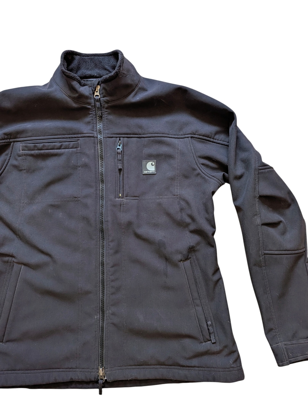 Carhartt Black Womens Softshell Work Jacket Lined Great Condition